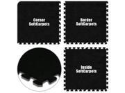 Alessco SCBK0818 SoftCarpets Black 8 x 18 Set