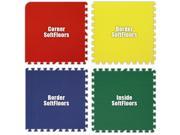 Alessco SFRYBG0404 SoftFloors Red Yellow Blue Green 4 x 4 Set