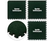 Alessco SCEG0202C SoftCarpets Emerald Green 2 X 2 X .625inch Corner