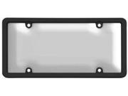 Cruiser Accessories 62510 Ultimate Tuf Combo License Plate Frame and Bubble Shield Black And Clear