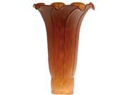 Meyda Tiffany 10208 4.5 Inch W X 6 Inch H Amber Lily Shade