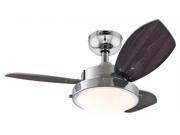 Westinghouse Lighting Wenge Two Light 30 inch Indoor Ceiling Fan 7876300