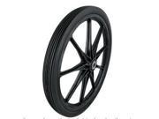 Marathon Industries 92001 20x2.0 in. Flat Free Cart Tire on Black Plastic Rim
