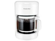 Proctor 48350 WHT 10 Cup Coffee Maker White