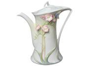 Unicorn Studios AP20173AA Freesia Pink Flower Porcelain Coffee Pot