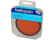 Heliopan 706205 62mm 22 Orange Glass Filter for Black and White Film