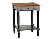 Convenience Concepts 6042185 French Country End Table with Drawer Shelf