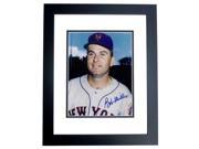 Bob Miller Autographed New York Mets 8X10 Photo Black Custom Frame