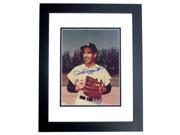 Phil Rizzuto Autographed New York Yankees 8X10 Photo Black Custom Frame Deceased Hall Of Famer
