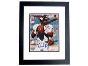 Warren Moon Autographed Minnesota Vikings 8X10 Photo Black Custom Frame