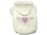 Mirage Pet Products 54-06 MDCR Aviator Hoodies Cream M - 12 Mirage Pet Products 54-06 MDCR Aviator Hoodies Cream M - 12