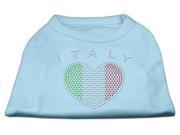 Mirage Pet Products 52 41 SMBBL Italy Rhinestone Shirts Baby Blue S 10