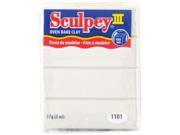 Sculpey S302 1101 Sculpey III Polymer Clay 2 Ounces