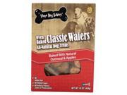 Three Dog Bakery 050011 Classic Wafers Oatmeal Apple 16Oz