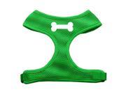 Mirage Pet Products 70 04 LGEG Bone Design Soft Mesh Harnesses Emerald Green Large