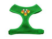 Mirage Pet Products 70 06 LGEG Candy Corn Design Soft Mesh Harnesses Emerald Green Large