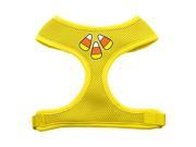 Mirage Pet Products 70 06 LGYW Candy Corn Design Soft Mesh Harnesses Yellow Large