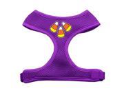 Mirage Pet Products 70 06 SMPR Candy Corn Design Soft Mesh Harnesses Purple Small