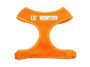 Mirage Pet Products 70 15 SMOR Lil Monster Design Soft Mesh Harnesses Orange Small