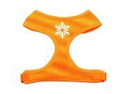Mirage Pet Products 70 23 XLOR Snowflake Design Soft Mesh Harnesses Orange Extra Large