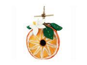 DZI Handmade Designs DZI484023 Orange Felt Birdhouse