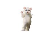 Costumes For All Occasions AL88AP Snow Ball Kitty Mascot Complet