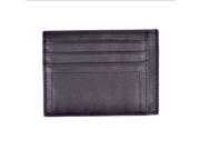 Royce Leather 124 BLK 5 Nappa Prima Mens Card Case Black