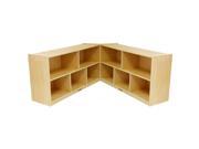 Fold and Lock Cabinet Low Birch