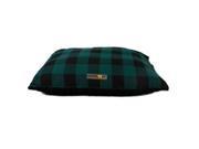 SF 1824 S 3AV4 Alpha Pooch Softie Green and Black Check Black Faux LambskinSmall