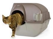Omega Paw In RA20SINGLEGRY Roll N Clean Self Cleaning Litter Box Large