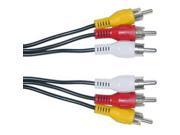 CableWholesale 10R1 03150 RCA Audio Video Cable 3 RCA Male 50 foot
