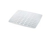 Rubbermaid FG1G16 06WWHT 12 in. x 16 in. White Sink Mat Pack of 6