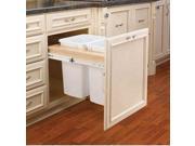 Rev A Shelf Rs4Wctm.24Dm2.162 20 .75 In. Double Top Mount 1.625 In. Face Frame Wood Waste Containers