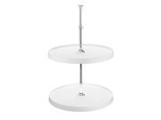 Rev A Shelf Rs6012.20.11.52 20 In. Series Full Round Lazy Susan Set White