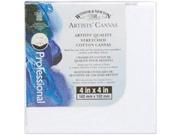 Winsor Newton 369292 Artists ft. Quality Stretched Canvas 4 in. x 4 in. Pack of 6