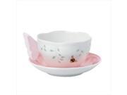 Lenox 806723 Butterfly Meadow Cup and Saucer Set Pink
