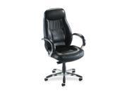 Lorell LLR60501 Exec. Hi Back Chair 26 .50in.x29in.x45 .25in. 49 .50in. BK Leather