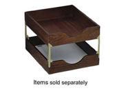 Carver Wood Products INC. CVRCW07212 Wood Desk Tray Letter Size Walnut