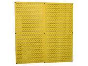 Wall Control 30 P 3232Y Yellow Metal Pegboard Two Panel Pack 32 in. x32 in. Yellow