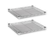 Alera SW581818SR Industrial Wire Shelves Silver 18 x 18 Two per Pack.