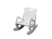 Giftmark 1467W Child s Secured Solid Puzzle Rocking Chair White