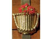 Mayer Mill Brass WNH 1 Basket Wreath Hanger