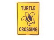 Seaweed Surf Co SF52 12X18 Aluminum Sign Turtle Crossing