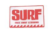 Seaweed Surf Co SF2 12X18 Aluminum Sign Free Surf Lessons