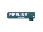 Seaweed Surf Co SF114 4X18 Aluminum Sign Pipeline