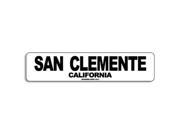 Seaweed Surf Co AA75 4X18 Aluminum Sign San Clemente