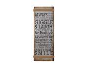 Woodland Import 55473 Rope Wall Sign with Contemporary Ultra Modern Decor Styles