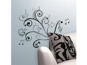 RoomMates RMK2083SCS Music Scroll Notes Peel and Stick Wall Decals