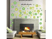 Blancho Bedding HL 2135 Green Blossoming Flowers Large Wall Decals Stickers Appliques Home Decor