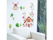 Blancho Bedding HL 919 Windmill Wall Decals Stickers Appliques Home Decor